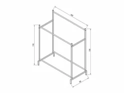 VCM Armario Labol L Blanco AL. 136 x AN. 103 x P. 52 cm Multicolor Online