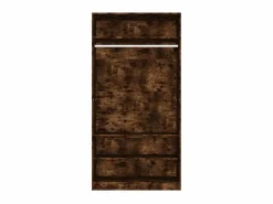 Armario Abierto, Vestidor|Armario madera contrachapada color roble ahumado 100x50x200 cm ES723775