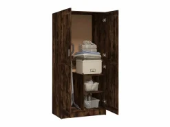 Armario Abierto, Vestidor|Armario madera contrachapada roble ahumado 82,5x51,5x180 cm ES571153
