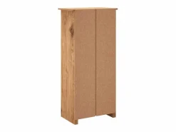 vidaxl Armario madera maciza pino Panamá Range 80x50x171,5 cm Color natural claro Hot