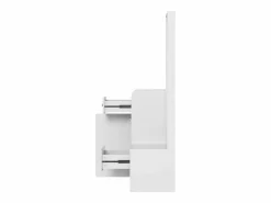Merax Armario De Entrada|Armario moderno - 105 x 38 x 180 cm - con espejo + ganchos ajustables + 1 puerta + 2 cajones + banco - aglomerado -