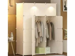 Armario|ARMARIO MODULAR VESTIDOR ARMARIOS ESTANTERÍA ESTANTE ORGANIZADOR DE ROPA XL