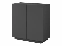 Armario multiusos Easy con 2 puertas, color antracita mate, 79,20 x 38 x 86 cm Gris antracita Clearance