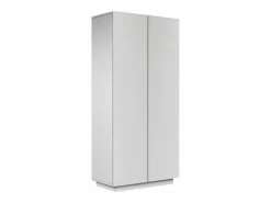 Armario multiusos Easy con 2 puertas mate 79,20x38x166 cm Blanco New