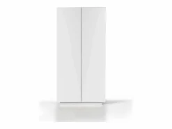 Armario multiusos Easy con 2 puertas mate 79,20x38x166 cm Blanco New