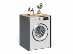 Vicco Armario para lavadora antracita/roble dorado 68x60x88.2 viktor Gris antracita Online