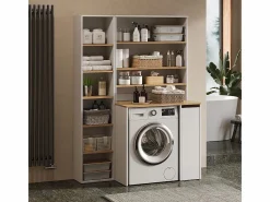 Vicco Armario para lavadora /artesano 93.6x60x88.2 viktor Blanco