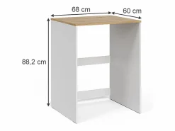 Vicco Armario para lavadora /artesano 68x60x88.2 viktor Blanco Discount