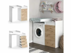 Vicco Armario para lavadora 116x50x98 alf Blanco Clearance