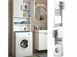 Vicco Mueble Para Lavadora|Armario para lavadora 64x26x190