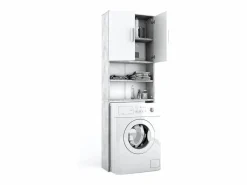 Vicco Mueble Para Lavadora|Armario para lavadora hormigón 64x26x190