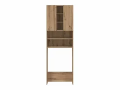vidaxl Mueble Para Lavadora|Armario para lavadora Nemo 2 puertas + 5 compartimentos roble 190x64x25,5 cm