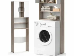 Vicco Mueble Para Lavadora|Armario para lavadora sonoma 64x25.6x190 luis