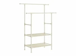 Armario para ropa con 2 barras y 2 estantes s^Calicosy Outlet