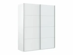 Loungitude Armario puertas correderas aglomerado 200x150x60cm Blanco