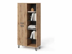 Vicco Armario De Entrada|Armario roble wotan 80x38x172 amber