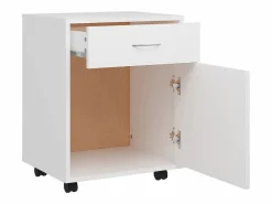 vidaxl Cajonera De Escritorio|Armario rodante de madera contrachapada 45x38x54 cm