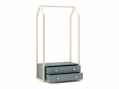 Armario ropero con 2 cajones L80 cm - Esteban^Calicosy Clearance
