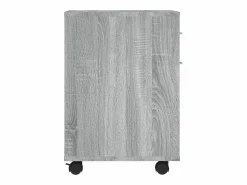 vidaxl Armario ruedas madera contrachapada Sonoma 45x38x54 cm Gris Discount