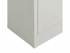 Armario Taquilla Claro 90x40x180 cm Acero Gris Sale