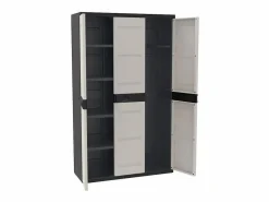 Armario Titanium Ext. 3 Puertas 4 Estantes Escobero resina 105x176x41 cm^ Best
