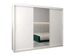 Abiks Möbel Armario|Armario TOKYO 1 de puertas correderas 200/250/62 3 puertas (blanco/blanco)
