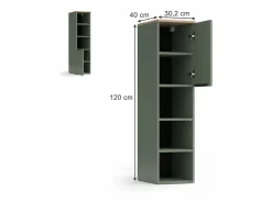 Vicco Armario Oficina|Armario universal 30.2x40x120 wido