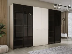 Armario: Vidrio Antisol / Arena, 300 x 200 x 51 cm Beige Hot