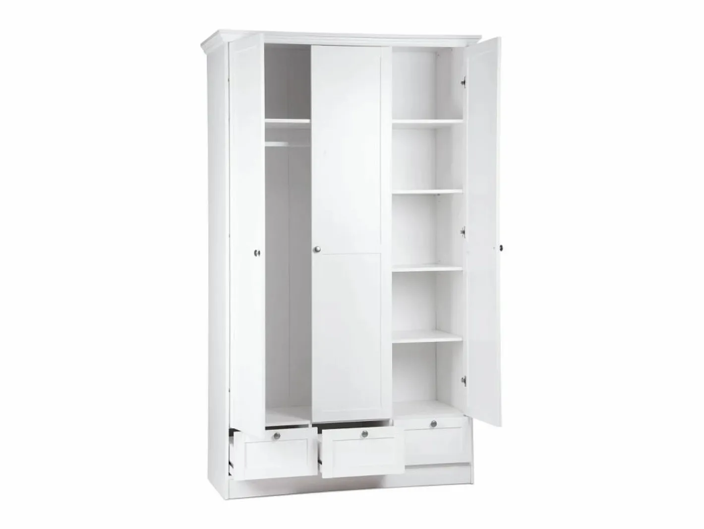 Armario 120x200x51 cm Blanco Hot