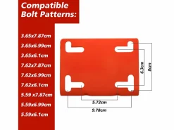 Aro de baloncesto de repuesto, para montaje en pared o puerta, acero resistente, red de nailon, (58 x 50 x 10 cm)^ Sale
