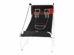 Aro de Baloncesto Plegable, SucceBuy, Juego Arcade de Baloncesto Plegable para Interiores con Doble Tiro para 2 Jugadores y 5 Pelotas New