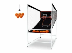 Cesta De Baloncesto|Aro de Baloncesto SucceBuy Juego Arcade de Baloncesto de Interior Double Shot para 2 Jugadores y 5 Pelotas