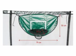Habitat et jardin Aro de baloncesto universal para trampolín "Loopy" - Verde Best