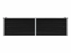 Clicnbuy Jardinera|Arriate de acero galvanizado 160x40x45 cm