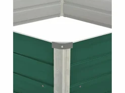 Arriate elevado acero galvanizado 129x129x46 cm^Clicnbuy Hot
