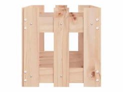 Clicnbuy Jardinera|Arriate elevado jardín con valla madera maciza pino 150x30x30cm