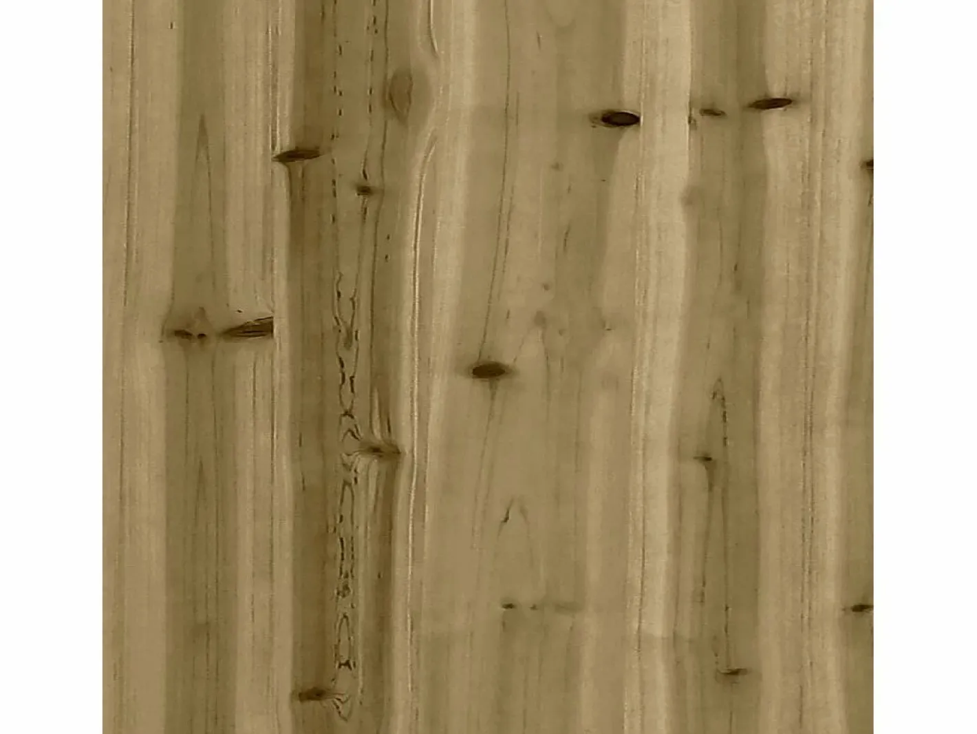 Arriate elevado jardín valla madera impregnada pino 200x50x50cm^Clicnbuy