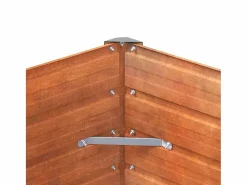 Clicnbuy Jardinera|Arriate oxidado de acero corten 100x100x45 cm