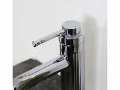 Essebagno Grifo|Art Deco Mezclador bajo de lavabo cromado