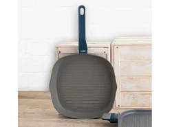 Plancha Cocina|Asador Baltic Quid aluminio estampado gris/ 39x28 cm