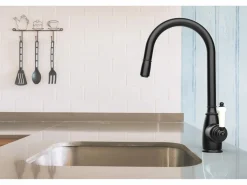 Ascott Mezclador para fregadero con ducha extraíble^Essebagno Online