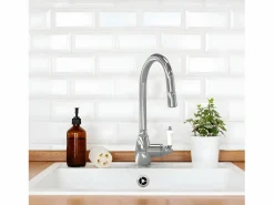 Ascott Mezclador para fregadero con ducha extraíble cromado^Essebagno Discount