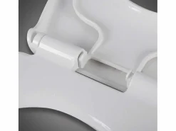 Helloshop26 Asiento de inodoro asiento de inodoro infantil asiento de inodoro familiar con mecanismo de cierre suave 19_0000680 Blanco Best