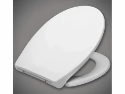 Asiento de inodoro bisagra de cierre suave tapa de inodoro de liberación rápida 19_0000672^Helloshop26 Best