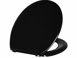 Helloshop26 Asiento de inodoro con bajada automática en duroplástico 19_0000693 Negro Discount