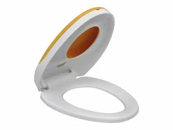 Asiento de inodoro con cierre suave para adultos y niños y amarillo 02_0002893^Helloshop26 Discount