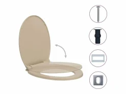 Helloshop26 Tapa De Inodoro|Asiento de inodoro con cierre suave ovalado 02_0002922