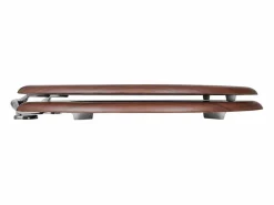 Asiento de inodoro con tapa MDF diseño marrón sencillo 02_0002880^Helloshop26 Discount
