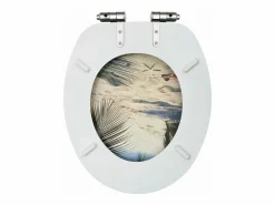 Asiento de inodoro con tapa de cierre suave MDF acabado Beach 02_0002938^Helloshop26 Online