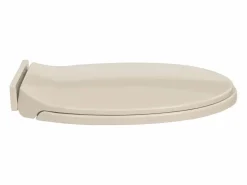 Helloshop26 Tapa De Inodoro|Asiento de inodoro con tapa de cierre suave ovalado color albaricoque 02_0002919